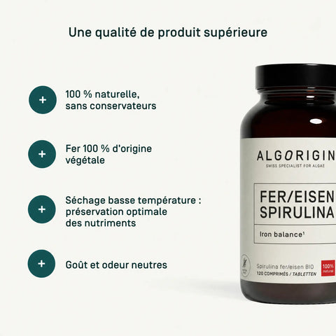 Spiruline Fer Bio