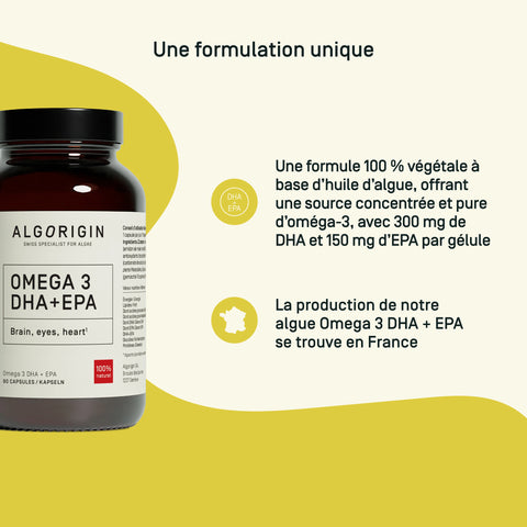 Oméga 3 DHA EPA — formulation unique