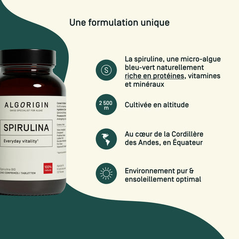 Spiruline Bio — formulation unique