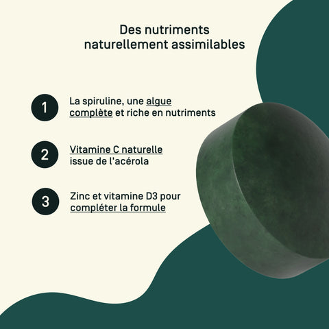 Spiruline Immuno+ — bienfaits (suite)
