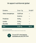 Spiruline Zinc — apports nutritionnels