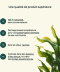 Spiruline Zinc — qualité & traçabilité